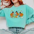 Turkey Reading Books Fall Thanksgiving Teacher Student Comfort Colors Sweatshirt Chalky Mint Turkey Reading Books Fall Thanksgiving Teacher Student Comfort Colors Sweatshirt Chalky Mint