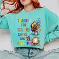 Turkey Thanksgiving Art Teacher Costume Tee For Artists Comfort Colors Sweatshirt Chalky Mint Turkey Thanksgiving Art Teacher Costume Tee For Artists Comfort Colors Sweatshirt Chalky Mint