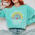 Twinning With My Teacher Bestie Spirit Week Girls Day Kids Comfort Colors Sweatshirt Chalky Mint Twinning With My Teacher Bestie Spirit Week Girls Day Kids Comfort Colors Sweatshirt Chalky Mint