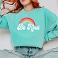 Unity Day Orange Teacher Kindness Antibulliyng Be Kind Comfort Colors Sweatshirt Chalky Mint
