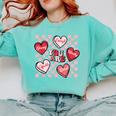 Valentine You Are Loved Worthy Enough Candy Heart Teacher For Men Women Girls Kids Comfort Colors Sweatshirt Chalky Mint Valentine You Are Loved Worthy Enough Candy Heart Teacher For Men Women Girls Kids Comfort Colors Sweatshirt Chalky Mint