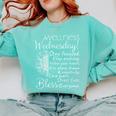 Wellness Wednesday Nurse Counselor Teacher Quotes Comfort Colors Sweatshirt Chalky Mint Wellness Wednesday Nurse Counselor Teacher Quotes Comfort Colors Sweatshirt Chalky Mint