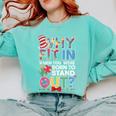 Why Fit In Doctor Teacher Cat In Hat Cool Autism Awareness Men Women Kids Comfort Colors Sweatshirt Chalky Mint Why Fit In Doctor Teacher Cat In Hat Cool Autism Awareness Men Women Kids Comfort Colors Sweatshirt Chalky Mint