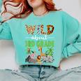 Wild About 3rd Grade Teacher Student Third Grade Zoo Safari Comfort Colors Sweatshirt Chalky Mint Wild About 3rd Grade Teacher Student Third Grade Zoo Safari Comfort Colors Sweatshirt Chalky Mint