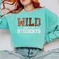 Wild About My Students Shirt Animals Teacher Comfort Colors Sweatshirt Chalky Mint Wild About My Students Shirt Animals Teacher Comfort Colors Sweatshirt Chalky Mint