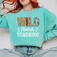 Wild About Teaching Teacher Lover Animals Leopard Zebra Comfort Colors Sweatshirt Chalky Mint Wild About Teaching Teacher Lover Animals Leopard Zebra Comfort Colors Sweatshirt Chalky Mint