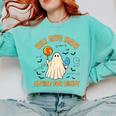 Will Give Math Advice For Candy Math Ghost Teacher Halloween Comfort Colors Sweatshirt Chalky Mint