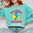 Wonder Teacher Costume Shirt Teacher Halloween Costume Tee Comfort Colors Sweatshirt Chalky Mint Wonder Teacher Costume Shirt Teacher Halloween Costume Tee Comfort Colors Sweatshirt Chalky Mint