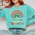 The Wonder Of Teaching Is Watching Caterpillars Teacher Comfort Colors Sweatshirt Chalky Mint The Wonder Of Teaching Is Watching Caterpillars Teacher Comfort Colors Sweatshirt Chalky Mint