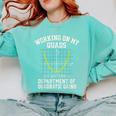 Working On My Quads Algebra Math Gym Teacher Comfort Colors Sweatshirt Chalky Mint Working On My Quads Algebra Math Gym Teacher Comfort Colors Sweatshirt Chalky Mint