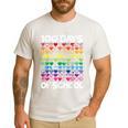 100 Days Of School Heart Love Teacher Or Student 100th Day Men's Casual T-Shirt White