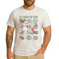 12 Days Of Art Teacher Christmas Artists Painter Educational Men's Casual T-Shirt White 12 Days Of Art Teacher Christmas Artists Painter Educational Men's Casual T-Shirt White