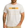 2025 Calendar For Planners Teachers Offices Months Men's Casual T-Shirt White