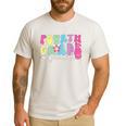 4th Grade Squad Fourth Teacher Student Team Back To School Men's Casual T-Shirt White 4th Grade Squad Fourth Teacher Student Team Back To School Men's Casual T-Shirt White