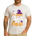 My 4th Grade Students Are a Treat Teacher Halloween Witch For Men Women Kids Men's Casual T-Shirt White My 4th Grade Students Are a Treat Teacher Halloween Witch For Men Women Kids Men's Casual T-Shirt White