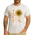 4th Grade Teacher Love Autumn Fall Sunflower Appreciation Men's Casual T-Shirt White 4th Grade Teacher Love Autumn Fall Sunflower Appreciation Men's Casual T-Shirt White