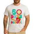 50 Days Of School Teacher Happy 50th Day Of School Kids Men's Casual T-Shirt White