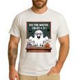 67 Teacher Halloween Ghost Six Seven Meme Do The Maths Men's Casual T-Shirt White 67 Teacher Halloween Ghost Six Seven Meme Do The Maths Men's Casual T-Shirt White