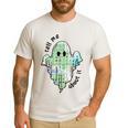 AAC Ghost Tell Me About It Speech Pathology AAC Sped Teacher Men's Casual T-Shirt White