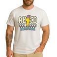 ABCD Highway To Spell Pencil Teacher & Student Font Me Men's Casual T-Shirt White