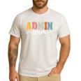 Admin Team Back To School Teachers Students Admin Squad Men's Casual T-Shirt White