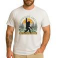 Adventure Awaits Bigfoot Teacher Kindergarten Back To School Men's Casual T-Shirt White Adventure Awaits Bigfoot Teacher Kindergarten Back To School Men's Casual T-Shirt White