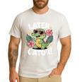 Alligator Later Gator Teacher Summer Last Day Fun Men's Casual T-Shirt White