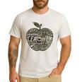 Apple Camoflauge Clothing Camo Student Teacher Cute School Men's Casual T-Shirt White