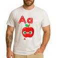 A Is For Apple Pre-K Kindergarten Teacher Student Men's Casual T-Shirt White A Is For Apple Pre-K Kindergarten Teacher Student Men's Casual T-Shirt White
