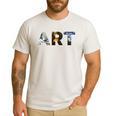 Art Artist Painting Teacher T Shirt Mona Lisa Great Wave For Men Women Men's Casual T-Shirt White Art Artist Painting Teacher T Shirt Mona Lisa Great Wave For Men Women Men's Casual T-Shirt White