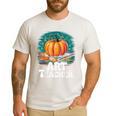 Art Teacher Pumpkin Painting Halloween Costume Men's Casual T-Shirt White