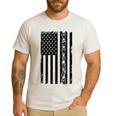ASL Flag Sign Language Deaf ASL Teacher For Men Women Men's Casual T-Shirt White