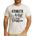 Athlete Plus Artist Equals Dancer Ballerina Teacher Student For Men Women Kids Men's Casual T-Shirt White