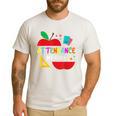 Attendance Matters Teacher Apple For Back To School Men's Casual T-Shirt White Attendance Matters Teacher Apple For Back To School Men's Casual T-Shirt White