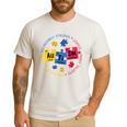 Autism Awareness Shirt Periodic Puzzle Science Teacher Men Women Kids Men's Casual T-Shirt White Autism Awareness Shirt Periodic Puzzle Science Teacher Men Women Kids Men's Casual T-Shirt White