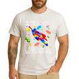 Autism Awareness Teacher I Teach Awesome Superheroes Men's Casual T-Shirt White Autism Awareness Teacher I Teach Awesome Superheroes Men's Casual T-Shirt White