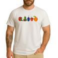 Back To School Cute Hungry Lover Fruits Teacher Men's Casual T-Shirt White Back To School Cute Hungry Lover Fruits Teacher Men's Casual T-Shirt White