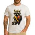 Back To School Raccoon Teachers Student Kids Men's Casual T-Shirt White