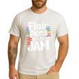 Back To School Teacher Flair Pens Are My Jam Men's Casual T-Shirt White