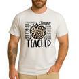 Back To School Teacher Life Apple Leopard Teacher Women Men's Casual T-Shirt White Back To School Teacher Life Apple Leopard Teacher Women Men's Casual T-Shirt White