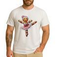 Ballet Dancer Gingerbread Christmas Dance Teacher Girl Women Men's Casual T-Shirt White Ballet Dancer Gingerbread Christmas Dance Teacher Girl Women Men's Casual T-Shirt White