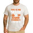 Band Teacher Halloween Shirt Costume School Marching Band For Men Women Men's Casual T-Shirt White