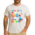 I Blasted Through 100 Days Of School 100th Day Teacher Kids Men's Casual T-Shirt White I Blasted Through 100 Days Of School 100th Day Teacher Kids Men's Casual T-Shirt White