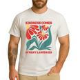 Boho Flower ESL Teacher Kindness Comes In Many Languages Men's Casual T-Shirt White Boho Flower ESL Teacher Kindness Comes In Many Languages Men's Casual T-Shirt White