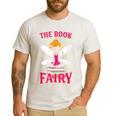 The Book Fairy Reading Teacher Librarian T-Shirt Men's Casual T-Shirt White
