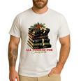 All Booked For Christmas Christmas Book Tree For Teacher For Men Women Kids Men's Casual T-Shirt White All Booked For Christmas Christmas Book Tree For Teacher For Men Women Kids Men's Casual T-Shirt White