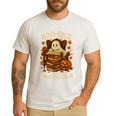 Books Are Spooktacular Ghost Book Reading Halloween Teachers Men's Casual T-Shirt White