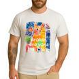 Broken Crayons Still Color Cat Teacher Men's Casual T-Shirt White Broken Crayons Still Color Cat Teacher Men's Casual T-Shirt White