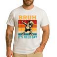 Bruh It's Field Day Teacher Happy Field Day Dabbing Boy Men's Casual T-Shirt White Bruh It's Field Day Teacher Happy Field Day Dabbing Boy Men's Casual T-Shirt White