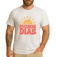 Buenos Dias Spanish Teacher Appreciation Back To School Men's Casual T-Shirt White